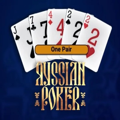Russian Poker slot visual from OneTouch Games available on viuviuucasino.nl