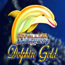 Dolphin Gold with Stellar Jackpots logo by Lightning Box Game at Viu Viu Casino